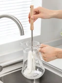Mutfak Bardak Fırçası - Büyük Plastik Saplı - 4