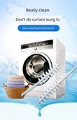 Çamaşır Makinesi Temizleme Fırçası - Uzun Saplı - İç Duvar ve Aralık Fırçası - Model 5 - 7