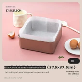 Kare Fırın Tepsisi Kek Kalıbı Yağlı Kağıdı - 8 inç (20 cm) - 50 Adet - 1