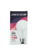 5 Adet Gecem 11W Led Ampul E27 Duy 6500K - Beyaz Işık - 2
