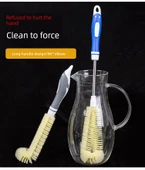 Fırça Seti - Siyah Fırça, Kıl Dirsek Fırçası, Kısa Saplı Bardak Fırçası (3 Parça) thumbnail 9