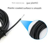 Kırmızı Plastik Kaplı Çelik Halat Çamaşır İpi 2mm 10m - 10