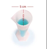ISOLAB 250ml Plastik Mezür Kabartma Skala - 4