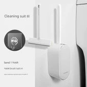 Deliksiz Japon Klozet Fırçası Seti + El Tipi Cam Kazıyıcı - 1