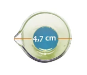 ACHEM 250ml Cam Mezür Uzun Form Kırmızı Skala - 6