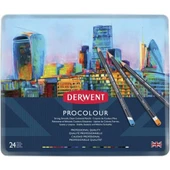DERWENT PROCOLOUR 24'LÜ TENEKE KUTU - 1