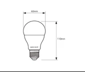 1 Adet Gecem 9W Led Ampul E27 Duy 6500K - Beyaz Işık - 3