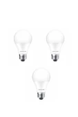 3 Adet Gecem 9W Led Ampul E27 Duy 3000K - Günışığı - 1