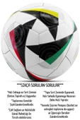 Euro2024 Tasarım Futbol Topu 4 Astarlı No:5 480 Gr + Pompa Hediyeli X516 - 5
