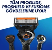 Gillette Fusion Proglide Yedek Erkek Tıraş Bıçağı 8'li - Diş Beyazlatıcı Köpük Hediye - 2