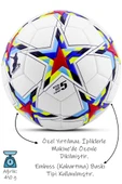 Uefa Şampiyonlar Ligi Futbol Topu 4 Astarlı No:5 480 Gr + Pompa Hediyeli X500 - 2