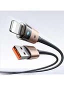 Mcdodo CA-6911 3A Işıklı Usb iPhone Şarj Data Kablosu 1.2m Siyah - 1