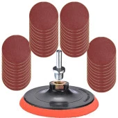 42 PARÇA Cırt Zımpara Seti + Matkap Aparatı 115 mm - 2