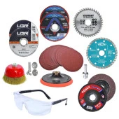 34 PARÇA Spiral Avuç İçi Taşlama Makinesi Cırt Zımpara 115 mm thumbnail 1