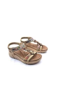 Guja 25Y154-4 Anatomik Taban Kadın Sandalet Bej 36-41 - 1