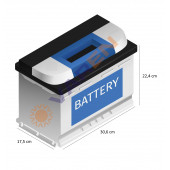 PRESİDENT DC AKÜ 12V 90AH - 2