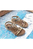 Guja 25Y154-4 Anatomik Taban Kadın Sandalet Bej 36-41 - 6
