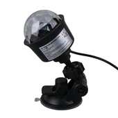 Ledx AL-KX-6889 Projeksiyon Atmosferli Usbli 4 Watt Şarjlı Sihirli Rgb Led Disko Topu - 3