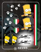 Cappuccino Motor Sticker Set 12 Parça - 1