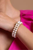 8,5 mm Doğal İnci Bilezik - 1