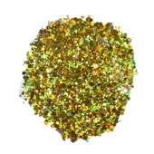 Glitter Sim Epoksi Süsleme Aksesuarı (100 GR)  Gold - 1