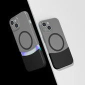 iPhone 15 Kablosuz Şarj Destekli Kılıf Mıknatıslı Duble Kapak thumbnail 6