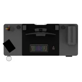 Adore Gaming Elevator-X Yükseklik Ayarlı Oyuncu Masası - Siyah 160x72-117x75 cm - 5