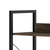 Profile 5 Raflı Kitaplık-Retro Ceviz 73x172x35 cm - 5