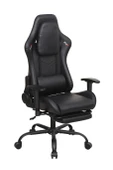 Adore Gaming ProX Oyuncu Koltuğu Siyah S. Deri 71x77,5-126x136 cm - 2