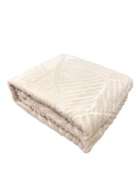 Merinos Embos Elegans Tek Kişilik Kalın Kutulu Battaniye 160 x 220 - 1