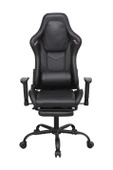 Adore Gaming ProX Oyuncu Koltuğu Siyah S. Deri 71x77,5-126x136 cm - 1