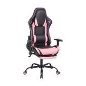 Adore Gaming ProX Oyuncu Koltuğu Siyah / Pembe S. Deri 71x77,5-126x136 cm - 1