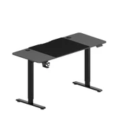 Adore Gaming Elevator-X Yükseklik Ayarlı Oyuncu Masası - Siyah 160x72-117x75 cm - 1