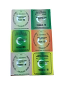 Türk Bayrağı Gümrük Pulu Oto Sticker İçerden Yapıkanlı Model - 1