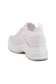 Ayakmod Beyaz Triko Kalın Taban Kadın Sneaker Lady 5002 Z - 4
