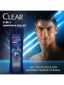 Clear Men Şampuan & Duş Jeli 3'ü 1 Arada Vücut Saç Yüz Arındırıcı Kömür İle 350 Ml - 3
