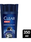 Clear Men Şampuan & Duş Jeli 3'ü 1 Arada Vücut Saç Yüz Arındırıcı Kömür İle 350 Ml - 2