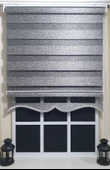 Zebra Stor Perde Siyah Gümüş Etek Dilimli ST 009  Gri 180 x 260 - 5