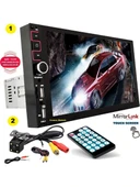 9 inç Büyük Ekran Double Teyp (Şahin Tofaş Model) + 4 LED Gece Görüşlü Geri Vites Kamera Ikisi Bir Arada - 1