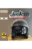 JİEKAİ YARIM KASK XL GÜNEŞ VİZÖRLÜ - 4