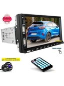 7 Inç Tofaş Model Double Teyp + 8 LED Geri Vites Kamera (4X65 Watt Bluetooth - Video Izleme - Usb/sd Kart - Yukarı Aşağı Ayarlanabilir) - 1