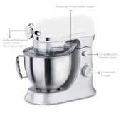 Korkmaz Pro Mix Stand Mikser Vanilya/Satin A470-04 - 3