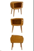 Dekoratif Retro TV Ahşap Sehpa ( Köşe Sehpa ) - 4