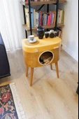 Dekoratif Fotoğraf Makinesi Ahşap Sehpa ( Köşe Sehpa ) - 4