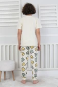 Çizgi Ayı Desenli Erkek Çocuk Pijama Takımı - 12