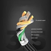 Joyroom S-M376 Type-c Mikro İphone Örgülü Çoklu USB Kablosu thumbnail 3