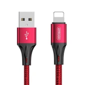 Joyroom S-0230N1 0.2m 3A USB -Lightning Data Sync Şarj Kablosu Kırmızı - 1