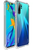 Huawei P40 Lite Anti Crash Darbeye Dayanıklı Şeffaf Silikon Kılıf - 1