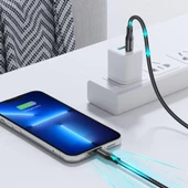 Joyroom S-2024N1 PD Hızlı Şarj ve Data Kablosu Type-C to Lightning 20W 2M - 5