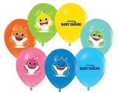 Baby Shark Balon Pastel Renkler ( 100 Adet ) - 2